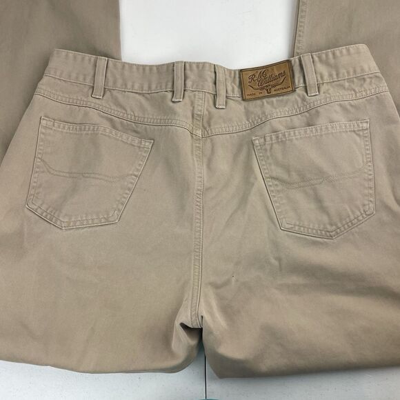 RM Williams Pants Mens 38x29 Tan Khaki Regular Straight Chino Linesman Australia - Picture 3 of 15